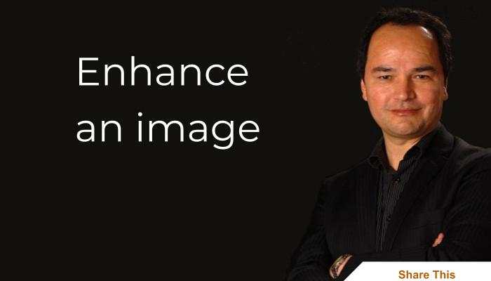 Enhance an image using GIMP