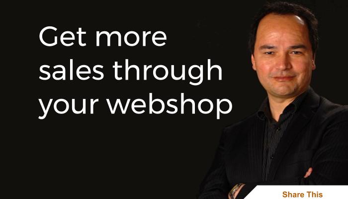 Get more sales through your webshop